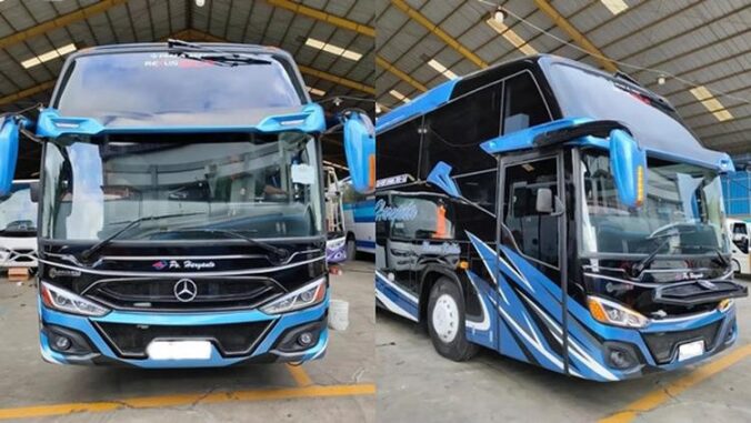 Bus Baru Bus Baru PO Haryanto menghadirkan kenyamanan dan keamanan dengan fitur inovatif seperti sekat-sekat untuk privasi dan nyaman.